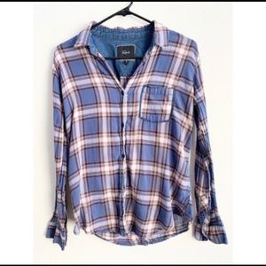 Rails plaid button down sz medium
